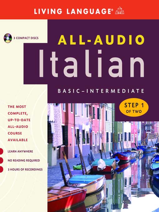 Title details for All-Audio Italian Step 1 by Living Language - Available
